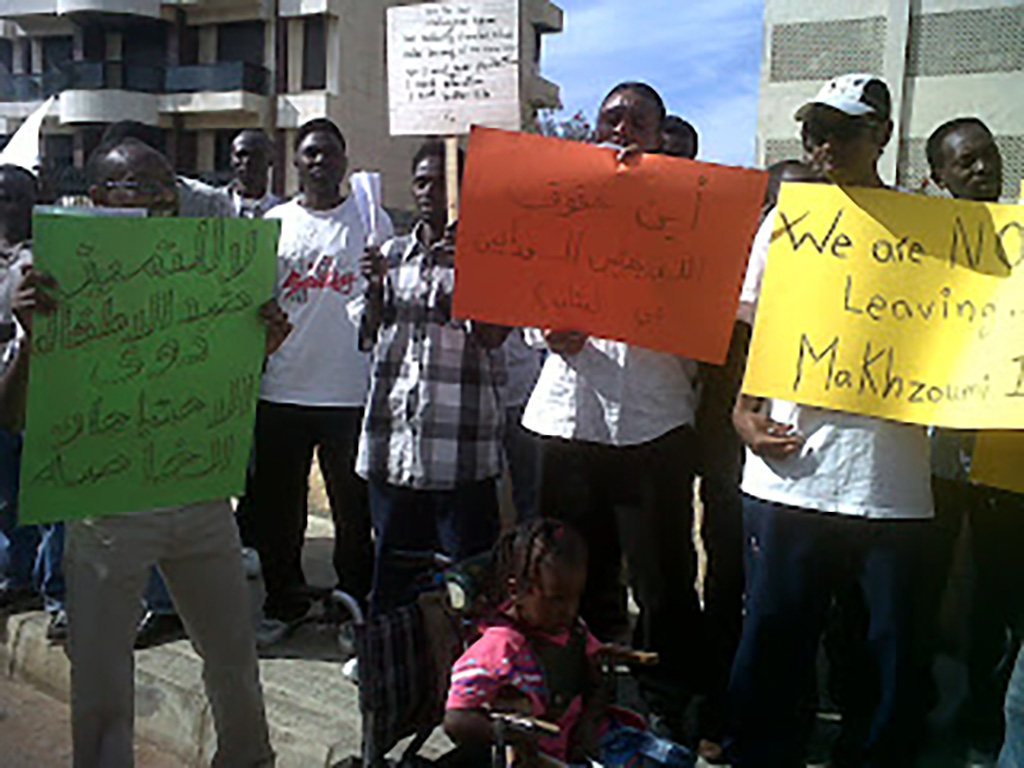 Sudanese Community Protest at UNHCR