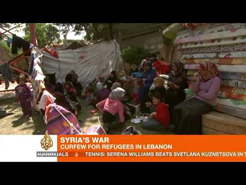 Lebanese authorities impose curfew on Syrian refugees