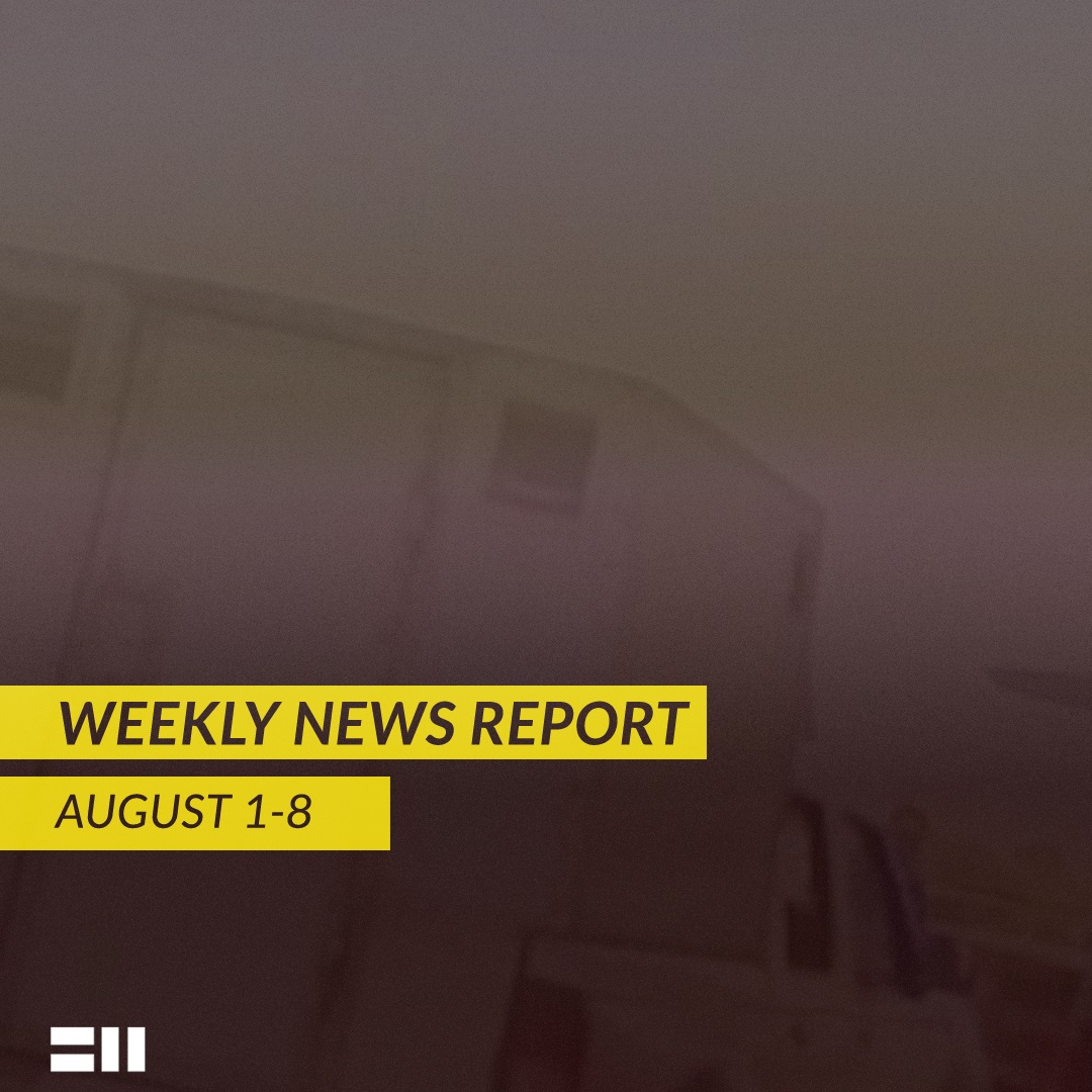 Weekly News Report: August 1-8